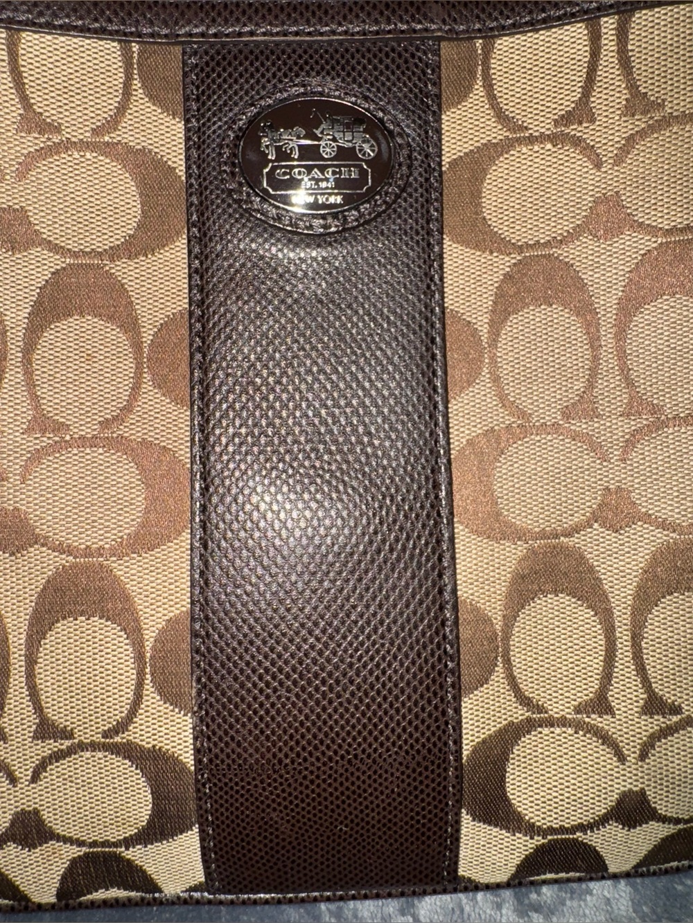 Coach Signature Crossbody Messenger Bag - Picture 2 of 5